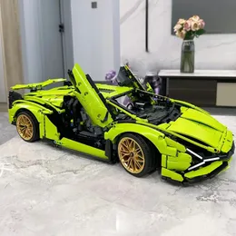DHgate.com:42115 Lamborghini Sian Supercar Model Building
