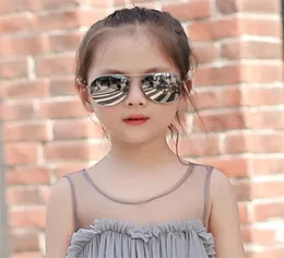 Metal Kids Pilot Güneş Gözlüğü Çift Işın Bebek Erkek Kız Kızlar UV400 Koruma Havacılık Güneş Gözlükleri6877891