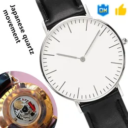 3AA DW Najwyższa jakość Rose Gold Watch Mężczyźni 40 mm i kobiety 36 mm para stal nierdzewna 3Amt Wodoodporna bransoletka Montede moda DA191G