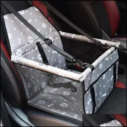 Dog Car Seat Covers xford Car Travel QET CARRIER Dogs Pillow Cage Collapsible Crate Box Carrying Bags Pets Supplies Transport Chi2880