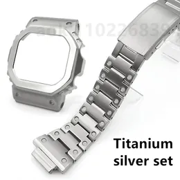 Titanium Watch Band Case Bezel Light Weight Camouflage Case Strap