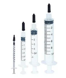 Seringas de dispensação inteira 1ml 3ml 5ml 10ml de plástico com ponta CAP1901106