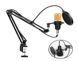 BM800 Kondenser O 3.5mm Kablolu Mikrofon Profesyonel Studio Mikrofonu Web Yayını Radyo Şarkı Söyleme Mikrofonu Tutucu1495089