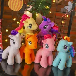 Fabrik Großhandelspreis 6 Stile 25 cm Stofftierpony Plüsch Spielzeuganimation Peripheriepuppe Kindergeschenk