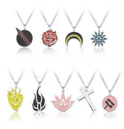 2021 RWBY Qrow Branwen chain Necklace Metal Pendant With Gift Woodbox Cosplay Otaku New9689477