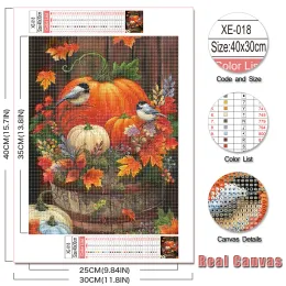 Huacan Diamond Painting Bird 30x40 Pixel Art Diamond Embroidery Daisy Flower Cross Stitch Mosaic Pumpkin 5D DIY HOBBY HOME DECOR