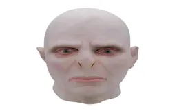 The Dark Lord Voldemort Mask Hełm Cosplay Masque Boss LaTex Okropne przerażające maski terrorysty Halloween Mask Costume Prop197p4693438