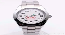Sprzedaż dżentelmenów zegarek na rękę Zegarek Black Dial Męskie 40 mm Automatyczne zamiatanie stali nierdzewnej 116900 zegarków 03209679