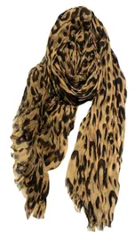 Luxuryautunumn Winter Inverno New Leopard Bassel Rughe Casual Ladies Sciarf SCARF Modello di stampa classico Cotton Currece Scarf Big Size 2009108242