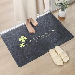 Solid Welcome Entrance Doormats Carpets Rugs For Home Bath Living Room Floor Stair Kitchen Hallway NonSlip Carpet 240329