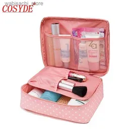 أكياس مستحضرات التجميل Cosyde Women Cosmetic Bag Girl Bag Makeup Bag Multifunction Ladies Case Wash Basheter Make Up Organizer Storage Travel Kit L49