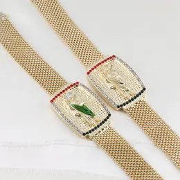 Men's Relojes De Pulsera Oro Laminado 14K 18K gold-plated Saint Jude Charm jewellery bracelet bracelet