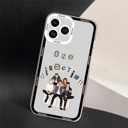 O-One Directions Case Telefon dla iPhone'a 11 12 Mini 13 14 Pro Max Transparent Shell