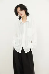 Koszule męskie 2024 Designer czarny chiński Jacquard materiał haftowana wydrążona koszula z długim rękawem