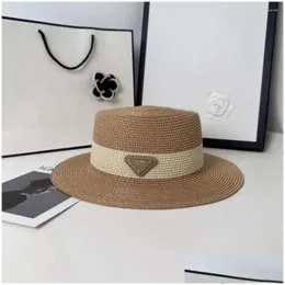 Cappelli larghi secchi di secchio St Hat Casquette Summer Beach Vaction Fashion Casual Sun Caps Drop Delivery Accessori Scarpe guanti DH9QR