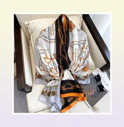 الأوشحة وشاح القطن للنساء الشتاء دافئة فيسكوز Orange Polka Dot Designer Passion Pashmina Shawls Drivfs9662612