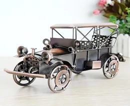 طراز سيارة Iron Model Toys Classic Vintage Cars مصنوعة يدويًا للفنون المصنوعة يدويًا للأطفال.