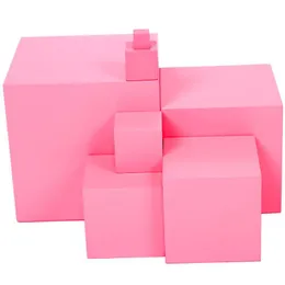 Sensorisches Spielzeug für hölzerne rosa turm montessori Vorschulzeit frühe Bildungshilfen Kindesunterrichtsspielzeug Unterrichtsspielzeug