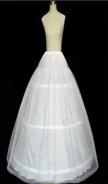 Kvinnor 3 Hoops Brud Petticoats For Ball Gown Underskirt Bride Wedding Dress kjol foder Elastisk midja Crinoline kjol justerbar8967521