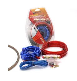 Bilkraftsförstärkare Installationssats 8 Gauge Automobiles Högtalare Woofer Subwoofer Cables o Trådledningar med säkringsdräkter NEW9464477