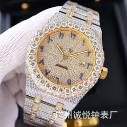 Luxury Look Fullt Watch Iced Out for Men Woman Top CraftSmanship Unikt och dyra Mosang Diamond 1 1 5A Watchs For Hip Hop Industrial Luxurious 2731