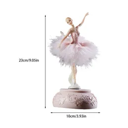 Handcrafted Ballerina Musical Box with Spinning Dancer Gift for