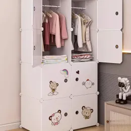 Organizer Storage Wardrobe Partitions Living Room Filing Closet Display Cube Door Shelves Kids Small Muebles Hotel Furniture