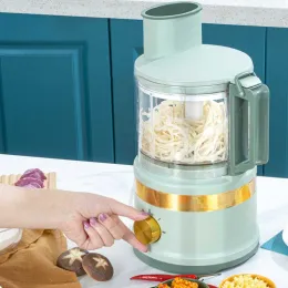 Blender Multifunktionell elektrisk köttkvarn Vegatable Rivning Skivmaskin Vitlökskvarn degen Knåd Mixer Chef Machine