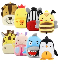 2022 Cartoon Kids Plush Rucksacks Mini Kindergarten Schoolbag Animal Backpack School Taschen Mädchen Jungen Rucksack2877787