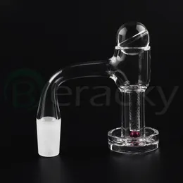 High Quality Full Weld Beveled Edge Smoking Terp Slurper Quartz Banger With Glass Marbles Quartz Pill Ruby Terp Pearls 20mmOD Slurpers For Glass Water Bongs Dab Rigs