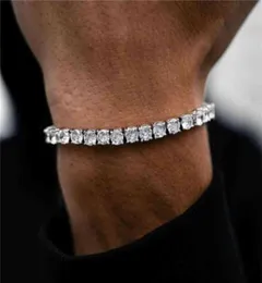 CZ Bransoletka tenisowa dla kobiet Mężczyźni Znakomita moda Charm Braclet Sain Bracelets Bracelets No Fade Jewelry9243931