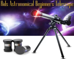 Os alunos estudam o telescópio astronômico experimental, grande angulo de zoom de zoom infantil039s telescópios ao ar livre Tripod Night Vision4081810