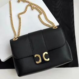 Triumphal Arch Designer Women Chain Shoulder Bag Real Leather Victoire Medium Soft Cow Leather Purses and Handbags 2024 New Fashion Lady Underarm Sling Bag 2692