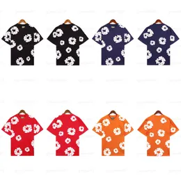 Капок дизайнерские рубашки Шорты Мужская футболка летние повседневные и воздухопроницаемые топы хлопковые цветочные буквы Печать все серии джинсовых матчей для мужчин 1c6x