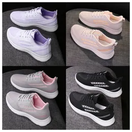 2024 New Women 's Shoe Spring and Autumn Black Casual Soft Soled Lightweight Travel Breakable Sports Shoes