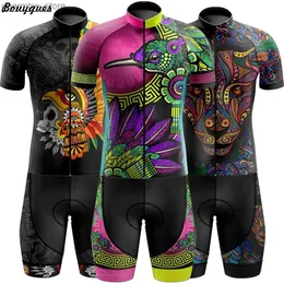 Radsporttrikot setzt New Mexico Männer Triathlon Short Seve Cycling Jersey Sets Maillot Ropa Ciclismo Outdoor Sport Bicyc Clothing Bike Shirts L48