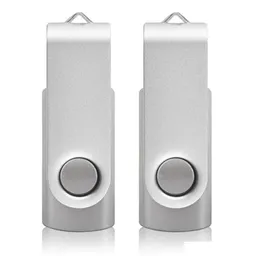 Silver 32GB USB 20 DRIVES FLASH DOVIVER DELIVER THUMB PENDRIVES 16GB قابلة للطي عصا لجهاز الكمبيوتر المحمول MacBook Tablet6574494