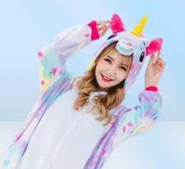Star Unicorn Costume Women039s Oneies Pajama Kigurumi Hoodies Halloween Costumes7609953