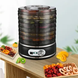 Dehydratoren Obsttrockner Gemüse Kraut Fleisch Trocknungsmaschine Haushaltsnahrungsmittel Dehydrator Haustier Fleisch Dehydrated Snacks Lufttrockner mit 8 Tabletts