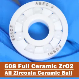 Brädet 608 Fullt keramiskt lager (1 st) 8*22*7 mm ZRO2 Material 608Ce All Zirconia Ceramic Ball Bearings