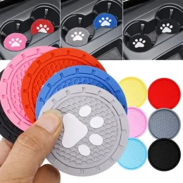 Pojazd samochodowy Coaster Universal Auto Anti-Slip Cup Uchwyt wkładka Coaster Creative Cat Claw Can Can Akcesoria samochodowe