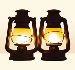  Tragbare Laternen Fernbedienung Vintage Camping Lantern LED Candle Flame Zelt Leuchte Batterie betriebene Kerosinlampe Tisch Night9901974