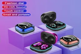 S6 SE Touch Controle sem fio Bluetooth 51 Earónos Mini fones de ouvido com botões de microfone Headsets Ruído cancelando 9D Heads portáteis de estéreo8516577