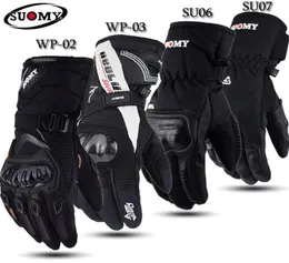 قفازات الدراجات النارية Suomy الرجال 100 مقاومة للماء القفازات الشتوية Moto Gloves شاشة اللمس Gant Moto Guantes ركوب الدراجات النارية 2195922273