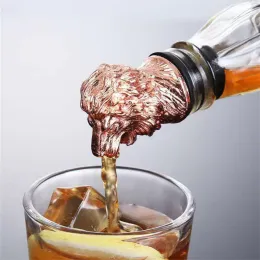 Modern Lüks Şişe Dispenser Dayanıklı Dekanter Kapağı Spout Stoper Enfes Wine Pourer Hediye Erkek Barı Aksesuarlar