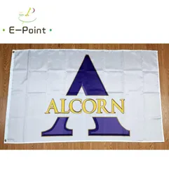 Alcorn State Braves bayrağı 3*5ft (90cm*150cm) polyester bayrak afişini uçan ev bahçe bayrağı şenlikli hediyeler7607274