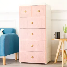 Plastic Clothing Drawers Lightweight Childrens Wardrobe With Multi