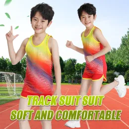 Shorts Men Women And Kids Vest Shorts Competition Running Sets Track And Field Sportswear Sprint Running Suit Marathon Clothes