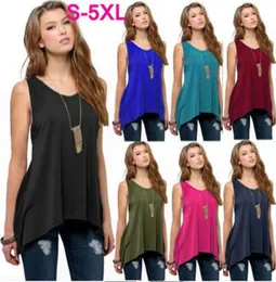 1pc Drop Service Womens Big Size Lose Style Pure Baumwolltank Top 5 Farben Größe S5XL -Stil Nummer 37689749173