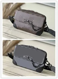Designer Luxo Taurillon Eclipse Steamer Wearable M46795 Mensageiro Bolsa de ombro 7A Melhor Qualidade